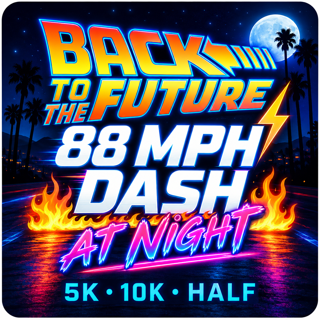 Back to the Future Race Logo